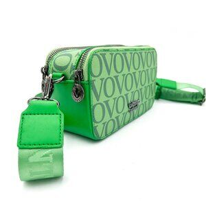 Valentino Orlandi Logo Cross Body Shoulder Wide Strap Camera Bag